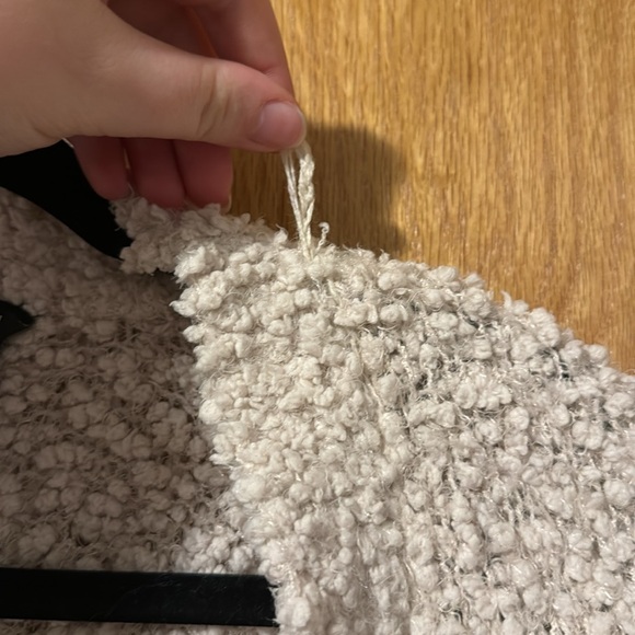 Rue21 cardigan - size small/medium, has an oversized fit. Tan/creme color - Picture 5 of 6